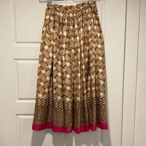 Gorgeous print midi skirt